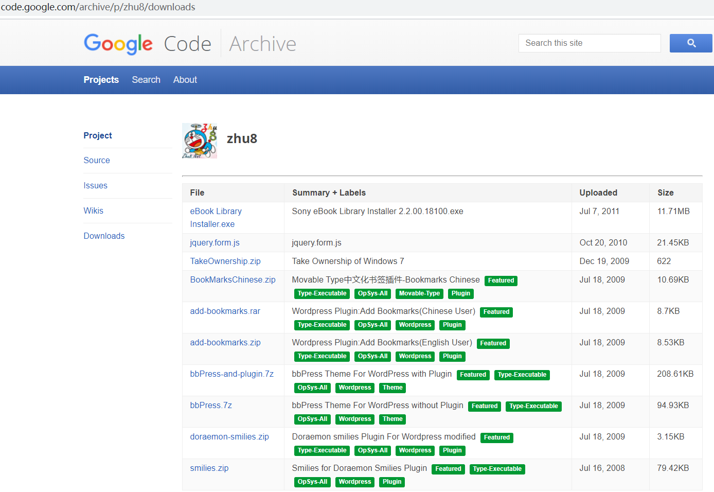 Google Code Archive